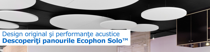 Descoperiti panourile Ecophon Solo - design original si performante acustice