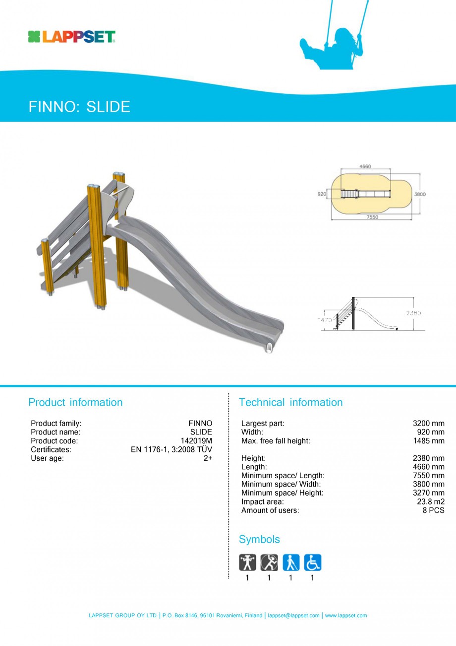 Pagina 54-Echipamente de joaca din lemn pentru copii LAPPSET NEW FINNO Fisa tehnica Engleza 