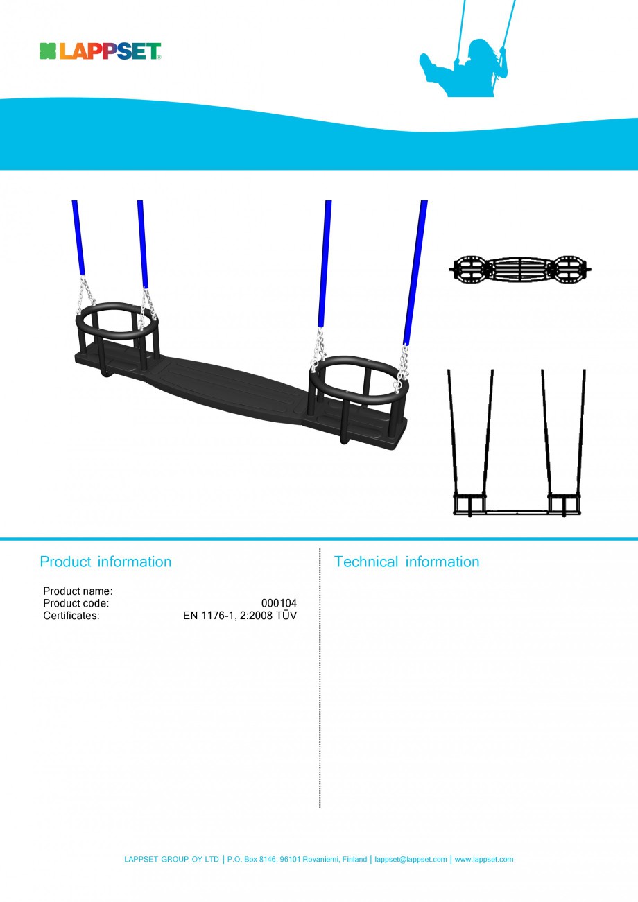 Pagina 3-Echipamente de joaca din lemn pentru copii foarte mici LAPPSET FINNO ABC Fisa tehnica Engleza PSET...