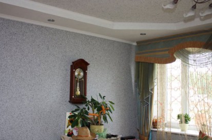 Camera cu tencuiala decorativa din bumbac EUROMATT Tencuiala decorativa din bumbac