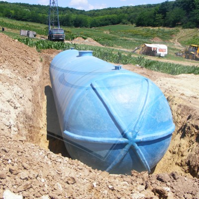 CRIBER Rezervor subteran - apa - 100 mc - Rezervoare subterane si supraterane din fibra de