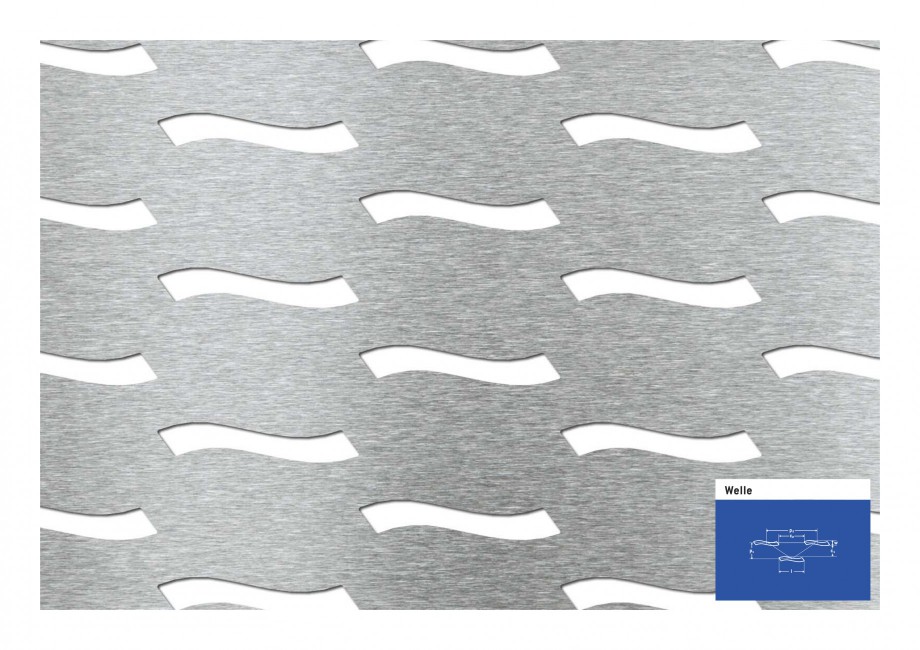 Pagina 1-Tabla perforata - Perforatii decorative STANTOBANAT Wave 13-65 Fisa tehnica Welle
p2
c2

w

p

p1

l...