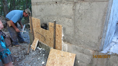 10. Cofrare refacere sectiune beton deteriorat Reparatii Viaduct Valea lui Stan