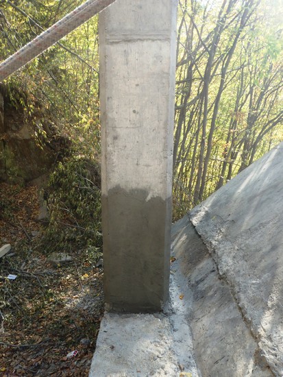 12. Sectiune din beton refacuta viaduct Reparatii Viaduct Valea lui Stan