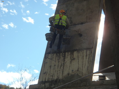 28. Pelicula de protectie elastica pentru  beton Reparatii Viaduct Valea lui Stan
