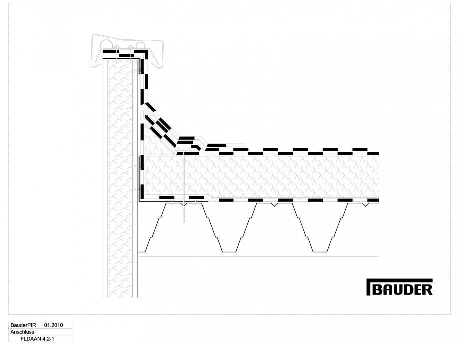 Pagina 1-CAD-DWG Acoperisuri verzi BAUDER Detaliu de montaj 