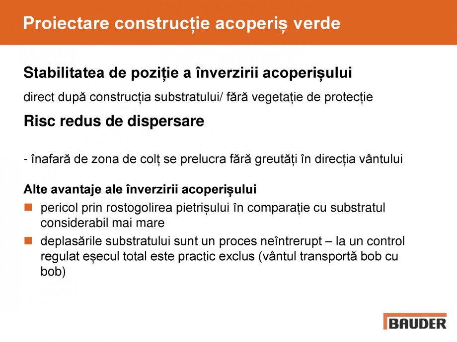 Pagina 31-Acoperis cu vegetatii extensive si intensive   BAUDER Catalog, brosura Romana 