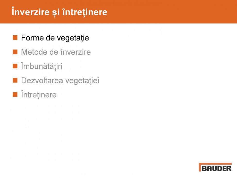 Pagina 3-Acoperisuri verzi - Metode de inverzire si intretinere BAUDER Catalog, brosura Romana mestec complet...