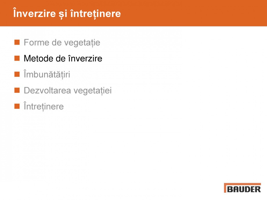 Pagina 6-Acoperisuri verzi - Metode de inverzire si intretinere BAUDER Catalog, brosura Romana e
FLL –...