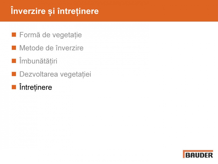 Pagina 29-Acoperisuri verzi - Metode de inverzire si intretinere BAUDER Catalog, brosura Romana 