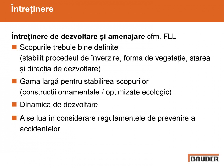 Pagina 37-Acoperisuri verzi - Metode de inverzire si intretinere BAUDER Catalog, brosura Romana 