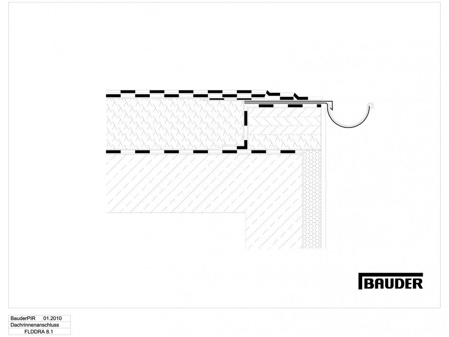 Pagina 1-CAD-DWG Termoizolatie terase necirculabile 1 BAUDER Detaliu de montaj 