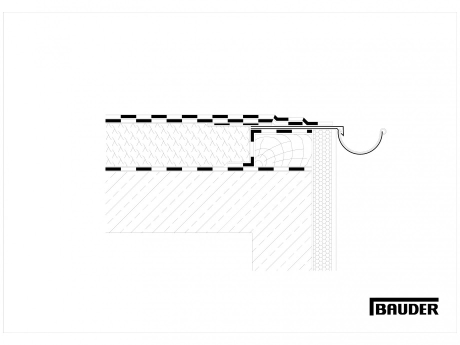 Pagina 1-CAD-DWG Termoizolatie terase necirculabile 2 BAUDER Detaliu de montaj 