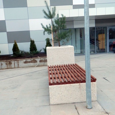 Prefabet Banca din beton - Mobilier urban din beton si piatra spalata Prefabet
