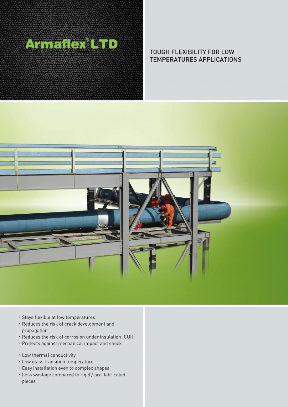 Pagina 1-Izolatie pentru utilizarea in sisteme criogenice ARMACELL Armaflex LTD Fisa tehnica Romana TOUGH...