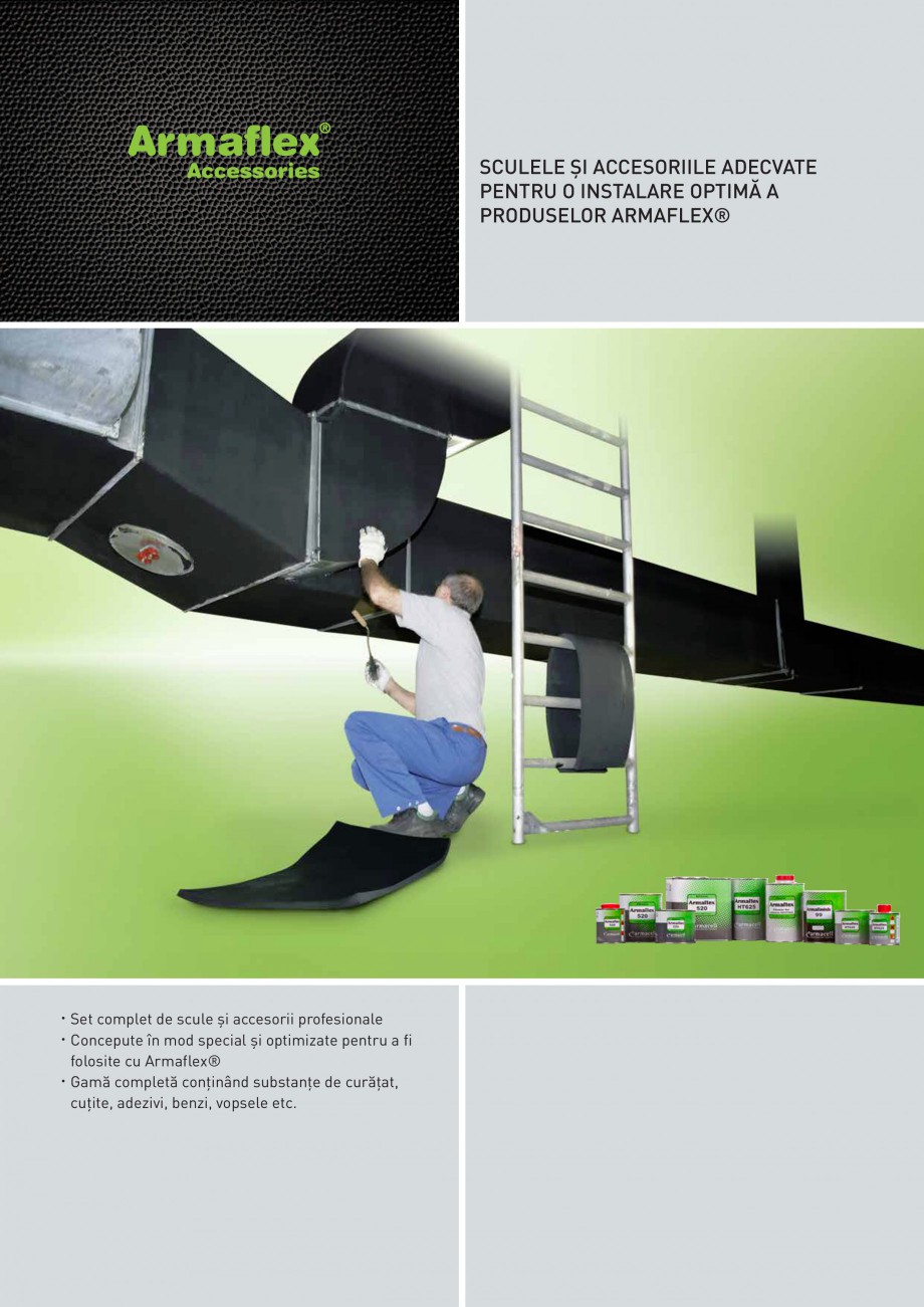 Pagina 1-Scule si accesorii pentru produsele Armaflex ARMACELL Armaflex HT625, ARMAFLEX 520, Armaflex...