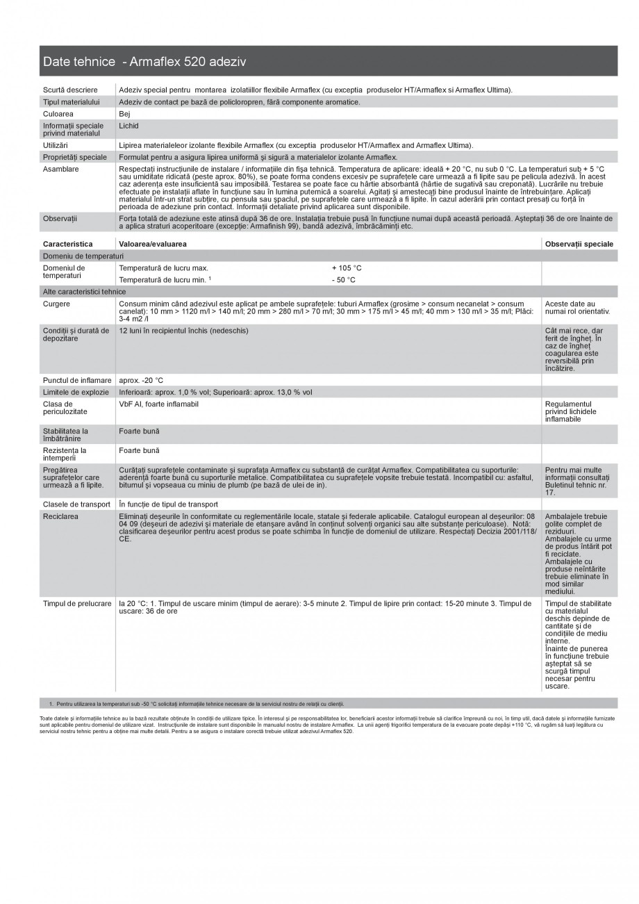 Pagina 2-Scule si accesorii pentru produsele Armaflex ARMACELL Armaflex HT625, ARMAFLEX 520, Armaflex...