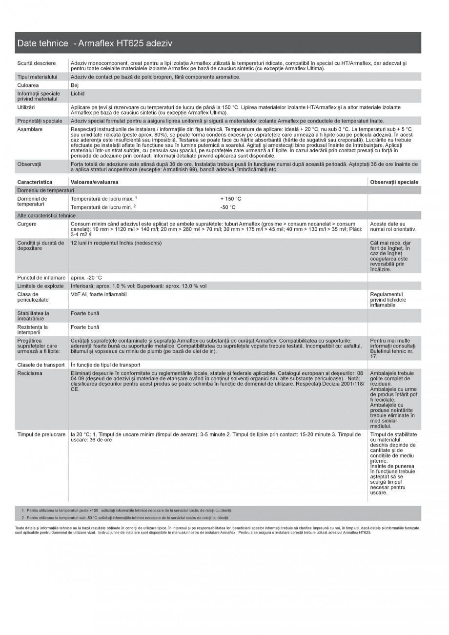 Pagina 3-Scule si accesorii pentru produsele Armaflex ARMACELL Armaflex HT625, ARMAFLEX 520, Armaflex...