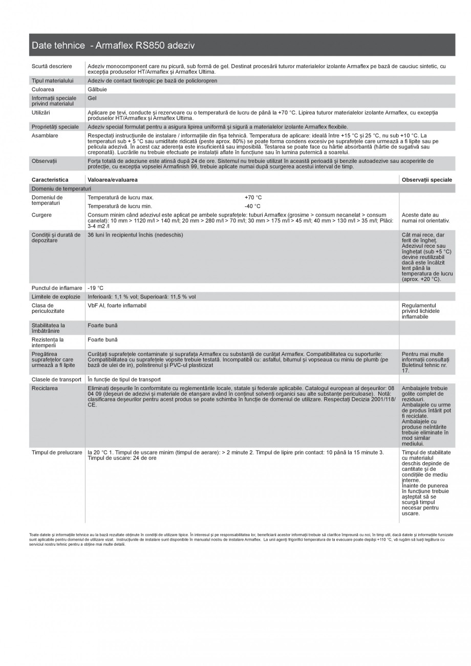 Pagina 4-Scule si accesorii pentru produsele Armaflex ARMACELL Armaflex HT625, ARMAFLEX 520, Armaflex...