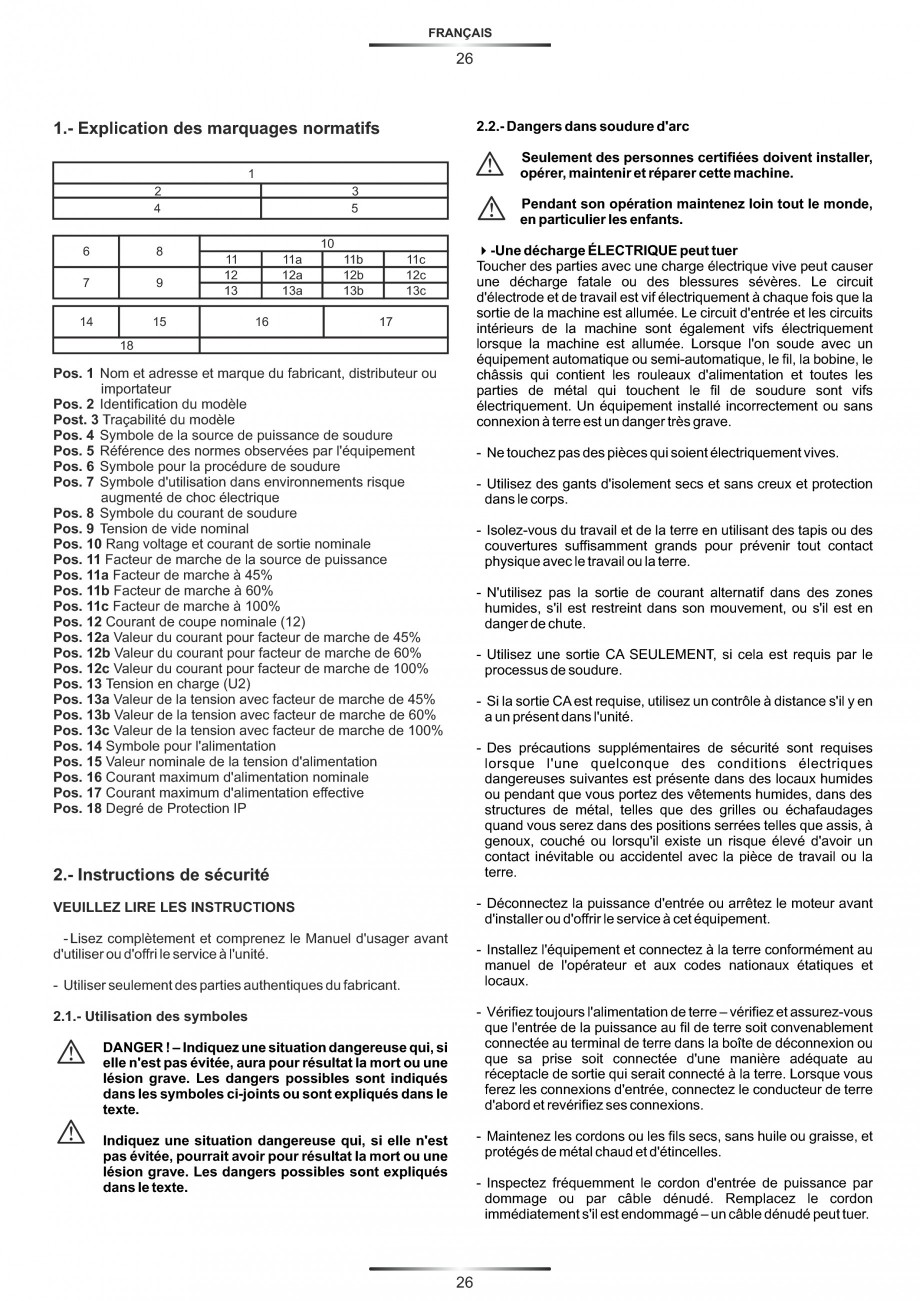 Pagina 30-Aparate de sudura tip invertor STAYER WELDING 0-100 A, 0-130 A, 0-150 A, 0-160 A, 0-180 A, Masca...