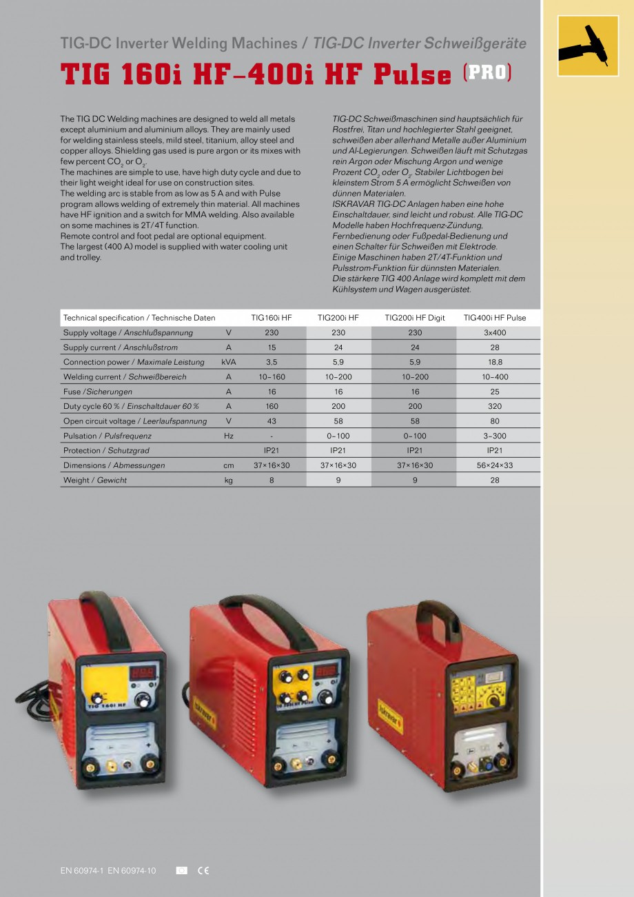Pagina 17-Aparate de sudura MIG Iskra VARJENJE MIG 150, MIG 170, MIG 200 B, MIG 200, MIG 210 L Catalog,...