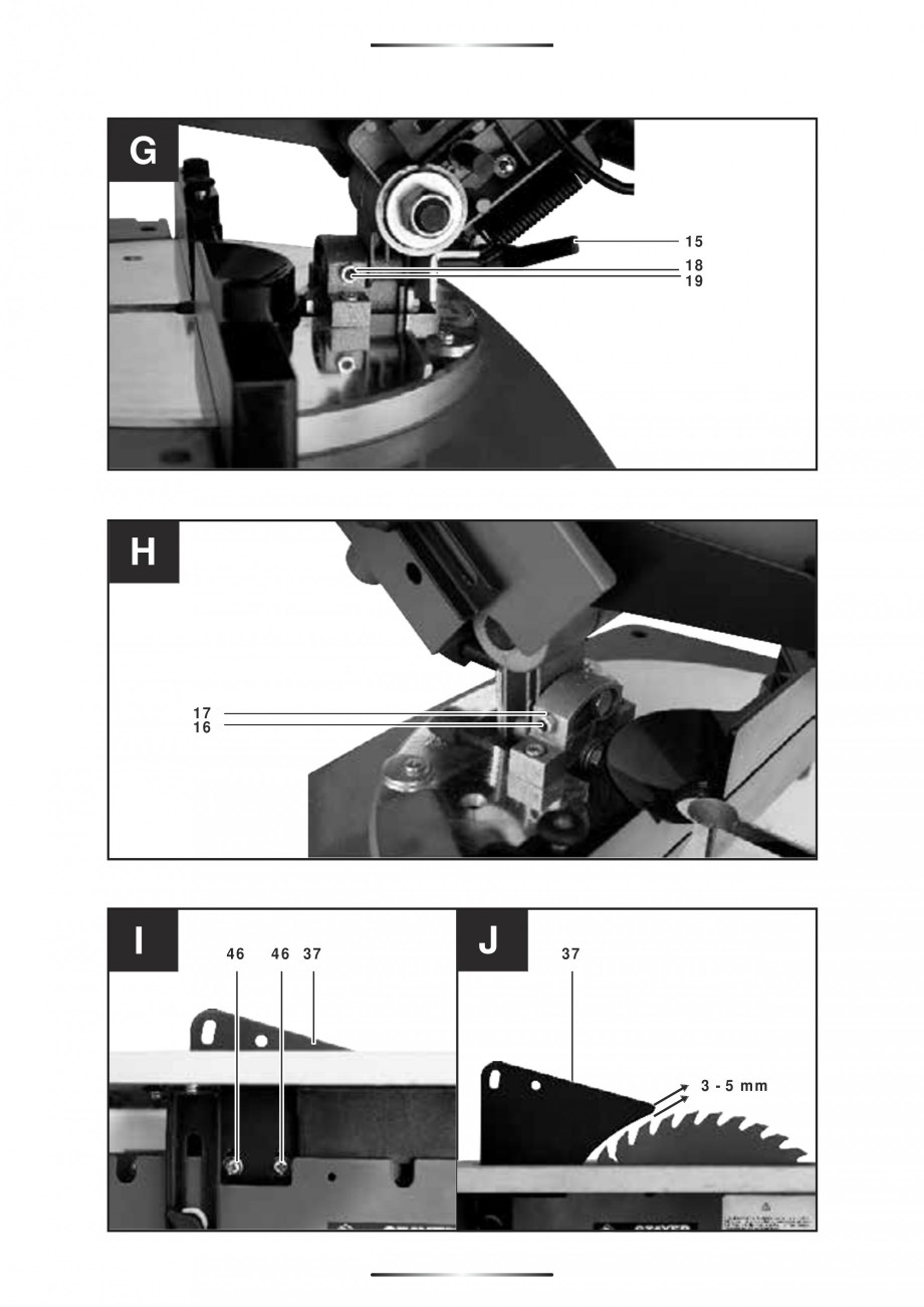 Pagina 7-Fierastraie circulare cu masa - Manual STAYER SC 265 W Instructiuni montaj, utilizare Spaniola,...
