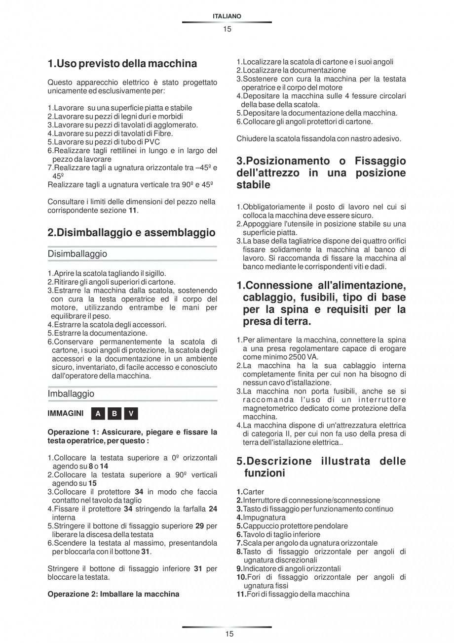 Pagina 26-Fierastraie circulare cu masa - Manual STAYER SC 265 W Instructiuni montaj, utilizare Spaniola,...