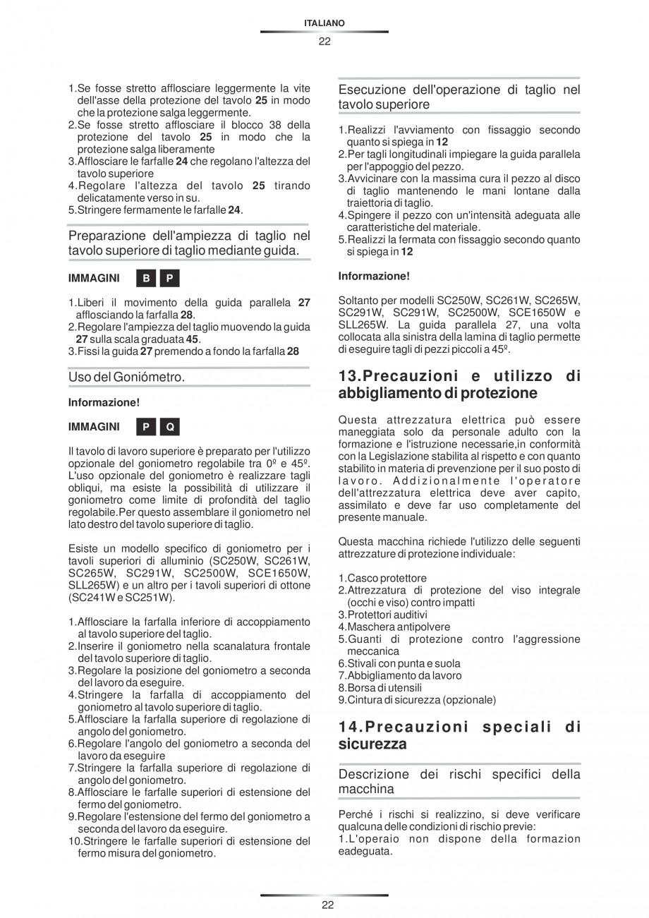 Pagina 33-Fierastraie circulare cu masa - Manual STAYER SC 265 W Instructiuni montaj, utilizare Spaniola,...