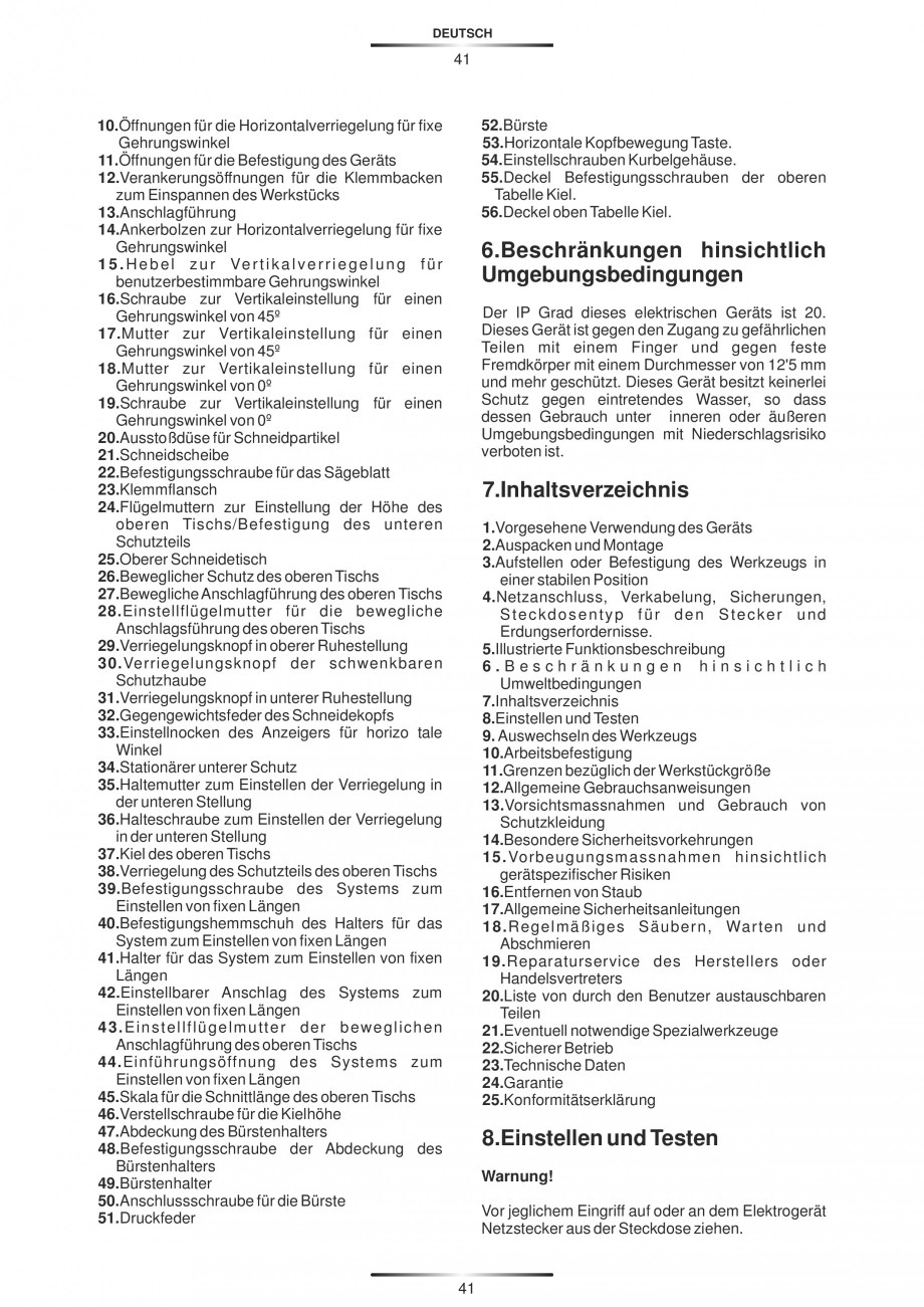 Pagina 52-Fierastraie circulare cu masa - Manual STAYER SC 265 W Instructiuni montaj, utilizare Spaniola,...
