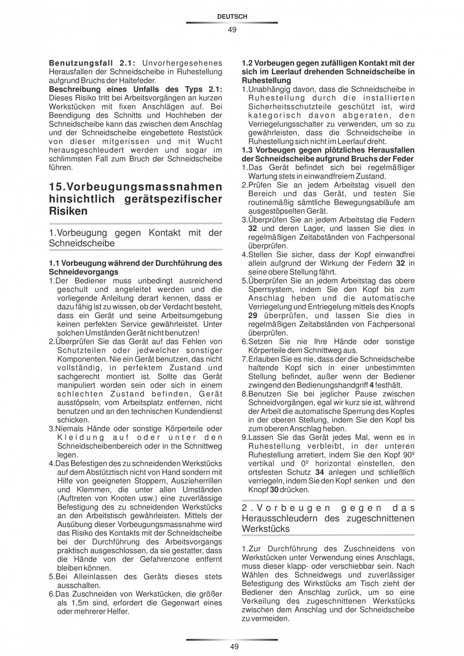 Pagina 60-Fierastraie circulare cu masa - Manual STAYER SC 265 W Instructiuni montaj, utilizare Spaniola,...