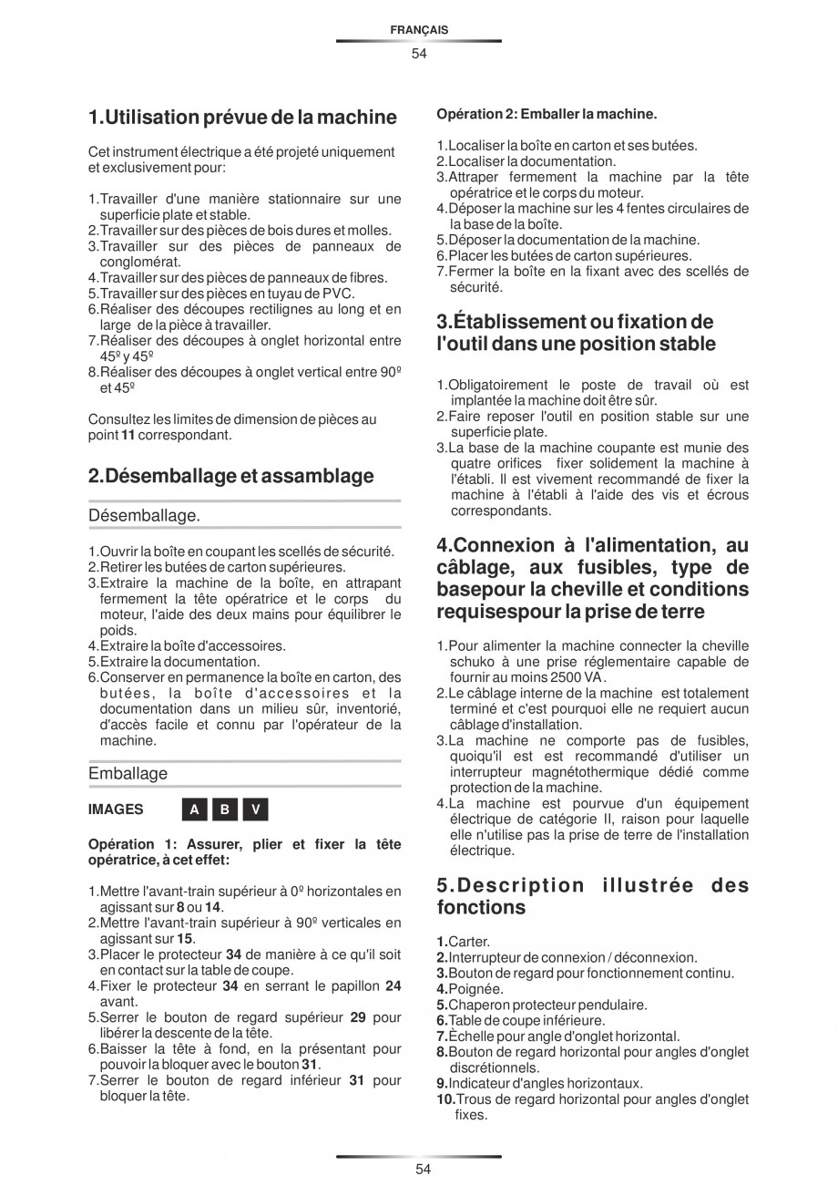 Pagina 65-Fierastraie circulare cu masa - Manual STAYER SC 265 W Instructiuni montaj, utilizare Spaniola,...