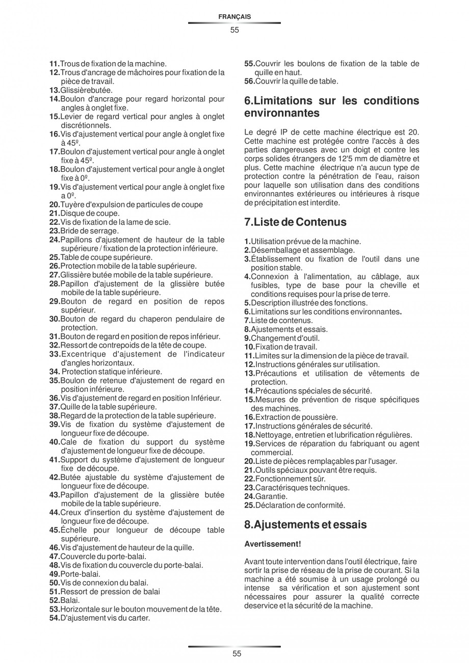 Pagina 66-Fierastraie circulare cu masa - Manual STAYER SC 265 W Instructiuni montaj, utilizare Spaniola,...