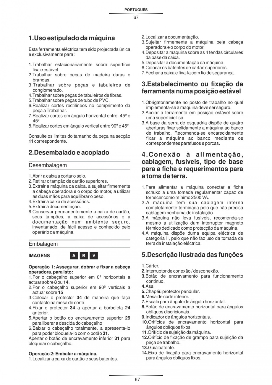 Pagina 78-Fierastraie circulare cu masa - Manual STAYER SC 265 W Instructiuni montaj, utilizare Spaniola,...