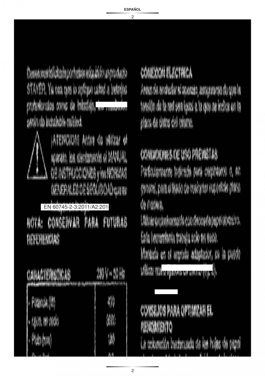 Pagina 3-Masina de slefuit cu disc circular 400 W - Manual STAYER LEV 120 Instructiuni montaj, utilizare...
