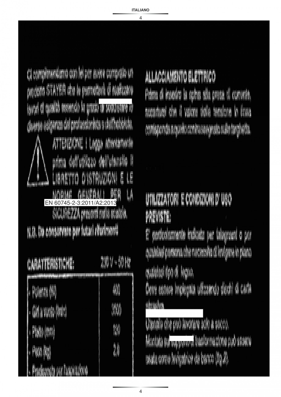 Pagina 5-Masina de slefuit cu disc circular 400 W - Manual STAYER LEV 120 Instructiuni montaj, utilizare...