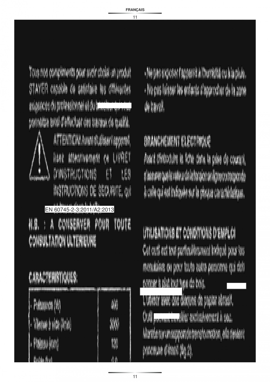 Pagina 12-Masina de slefuit cu disc circular 400 W - Manual STAYER LEV 120 Instructiuni montaj, utilizare...