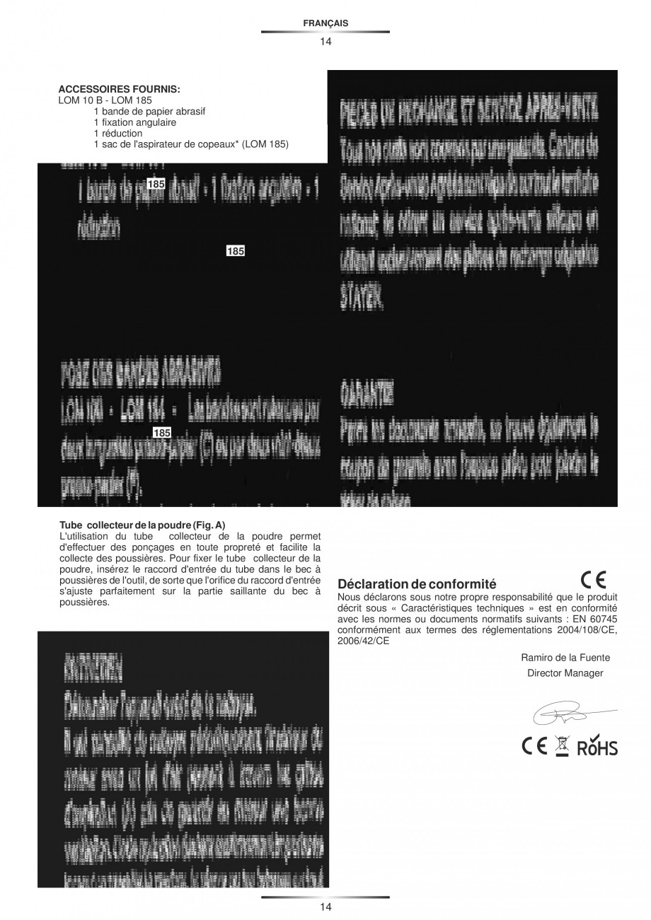 Pagina 14-Slefuitoare orbitale 200 W si 300 W - Manual STAYER LOM 185, LOM 10 B Instructiuni montaj, utilizare...