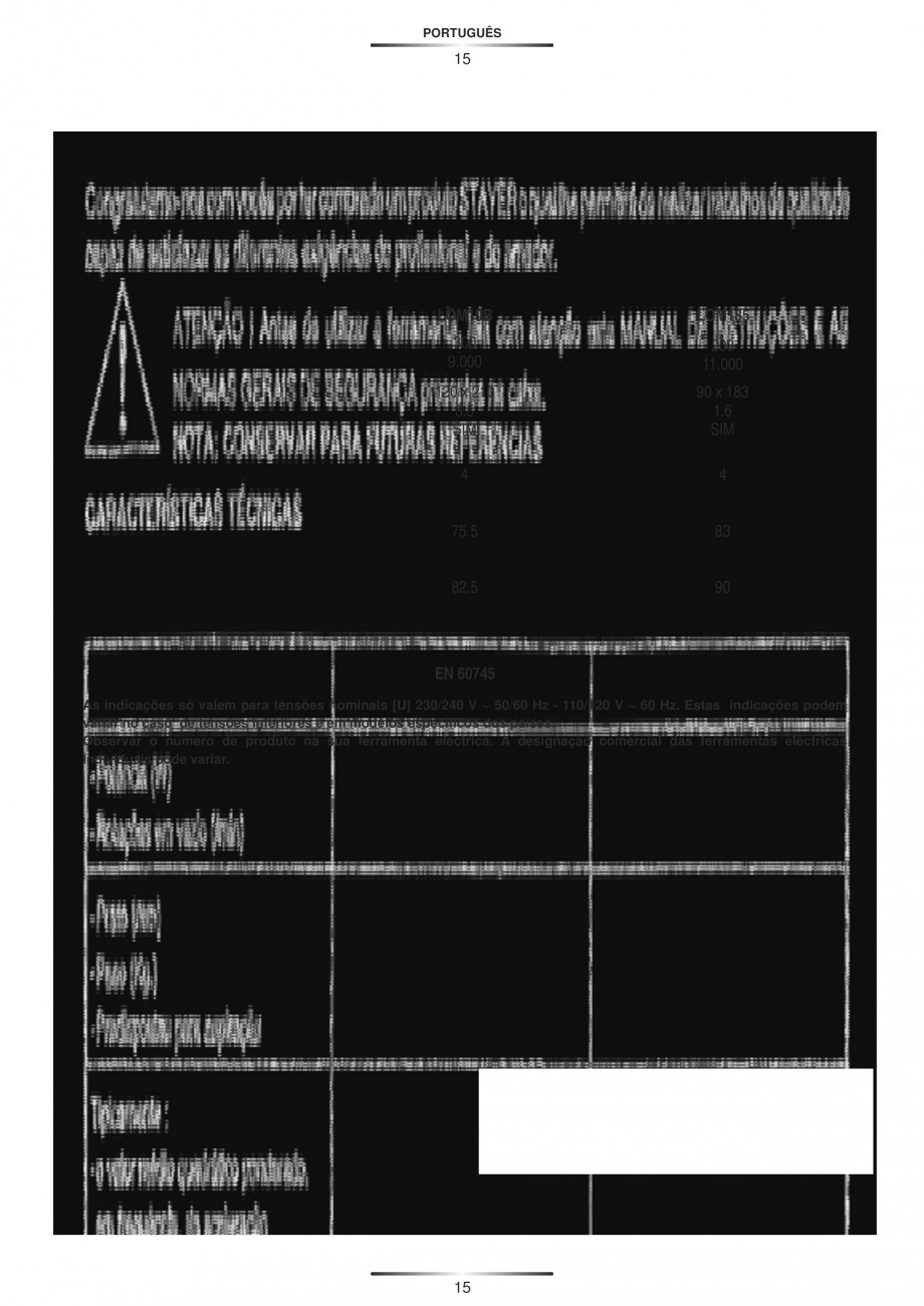 Pagina 15-Slefuitoare orbitale 200 W si 300 W - Manual STAYER LOM 185, LOM 10 B Instructiuni montaj, utilizare...