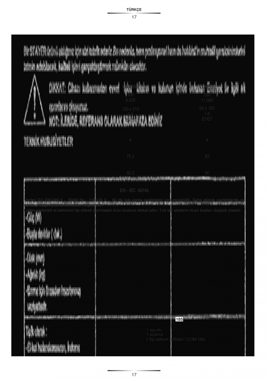 Pagina 17-Slefuitoare orbitale 200 W si 300 W - Manual STAYER LOM 185, LOM 10 B Instructiuni montaj, utilizare...