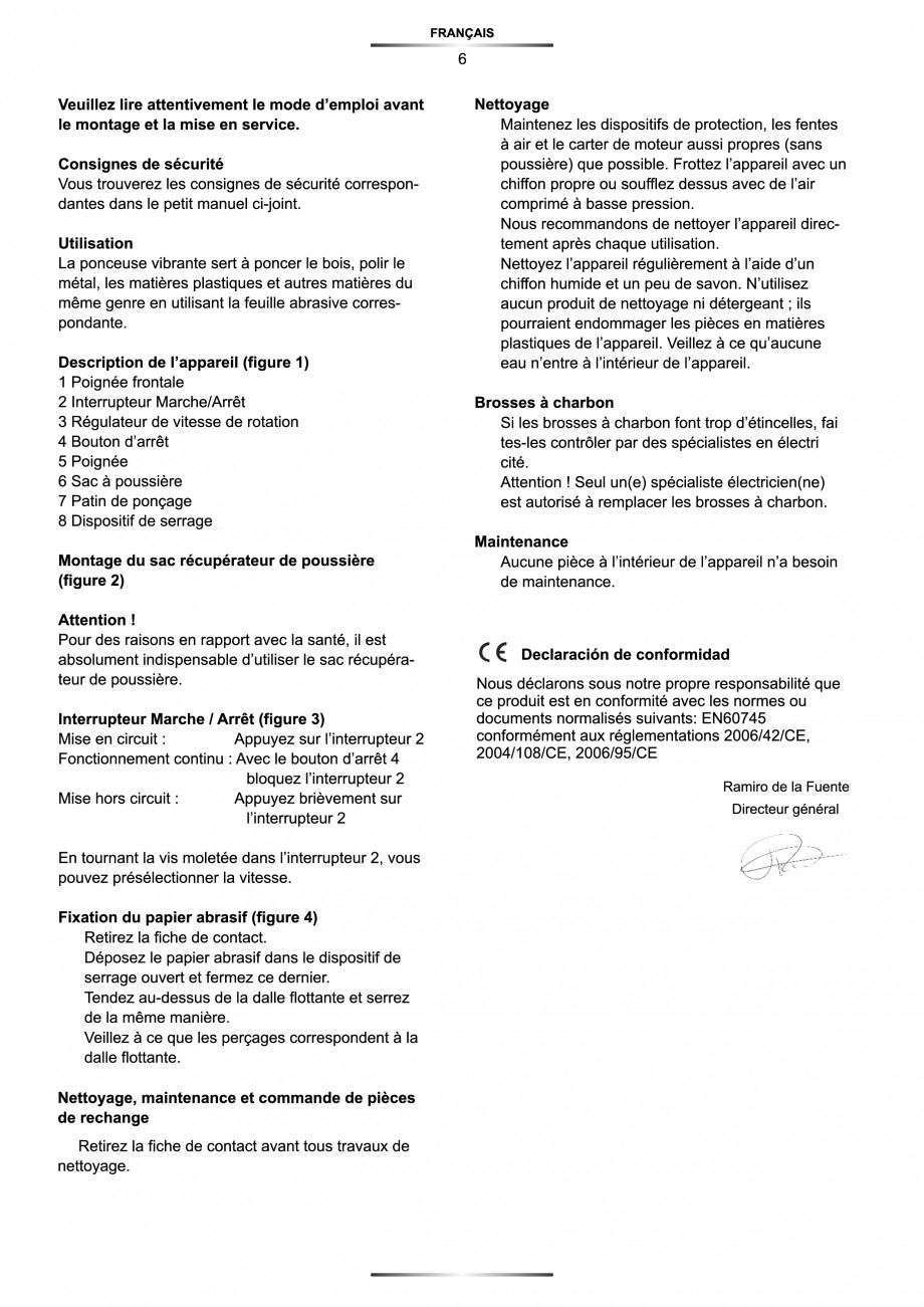 Pagina 7-Slefuitor Delta 180 W - Manual STAYER LD 140 Instructiuni montaj, utilizare Engleza, Germana,...