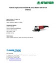 Polizor unghiular mare 2200 W, disc 180mm STAYER - SAB 22-18