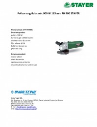 Polizor unghiular mic 900 W 115 mm