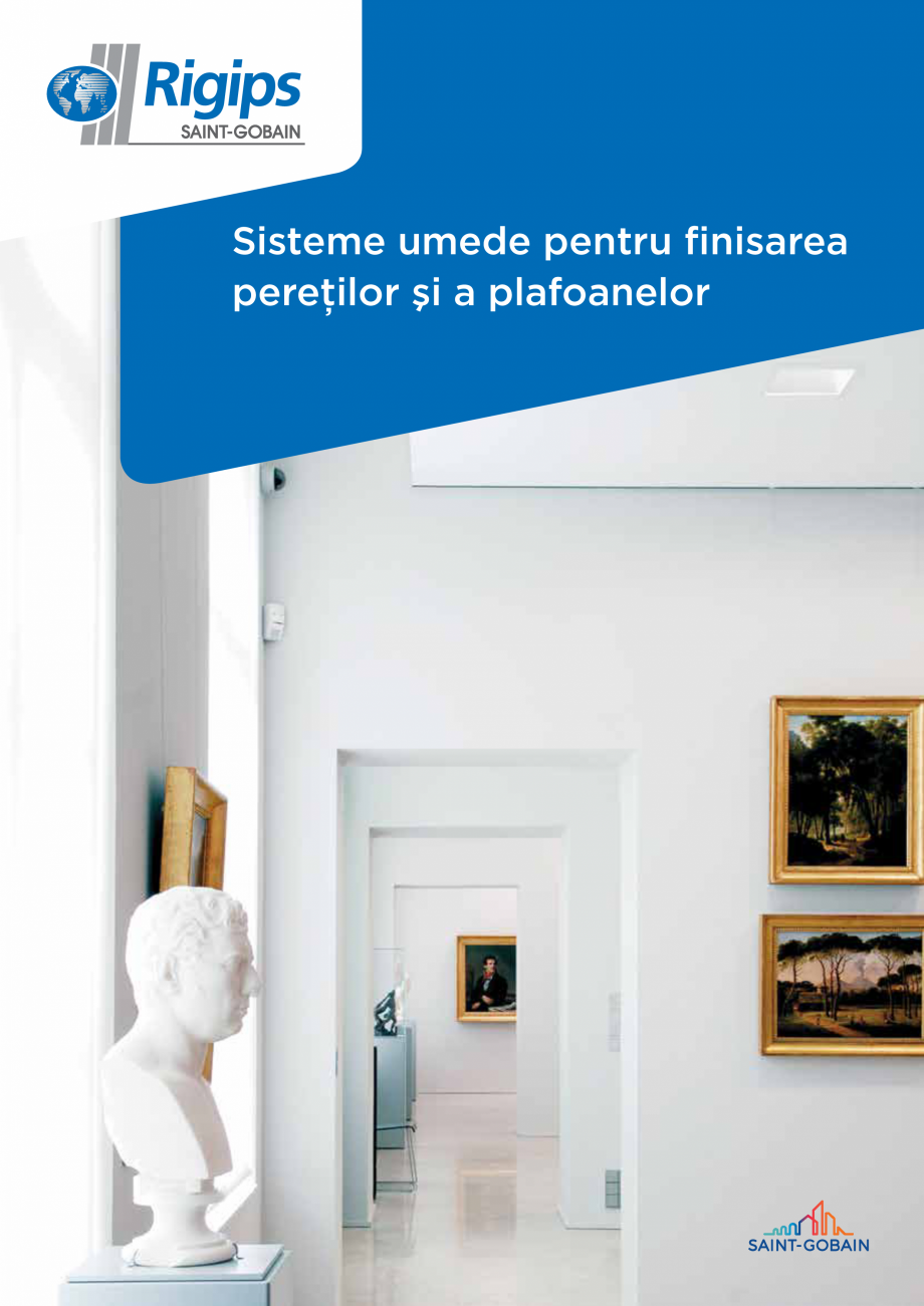 Pagina 1-Sisteme umede pentru finisarea peretilor si a plafoanelor  Catalog, brosura Romana Sisteme umede...