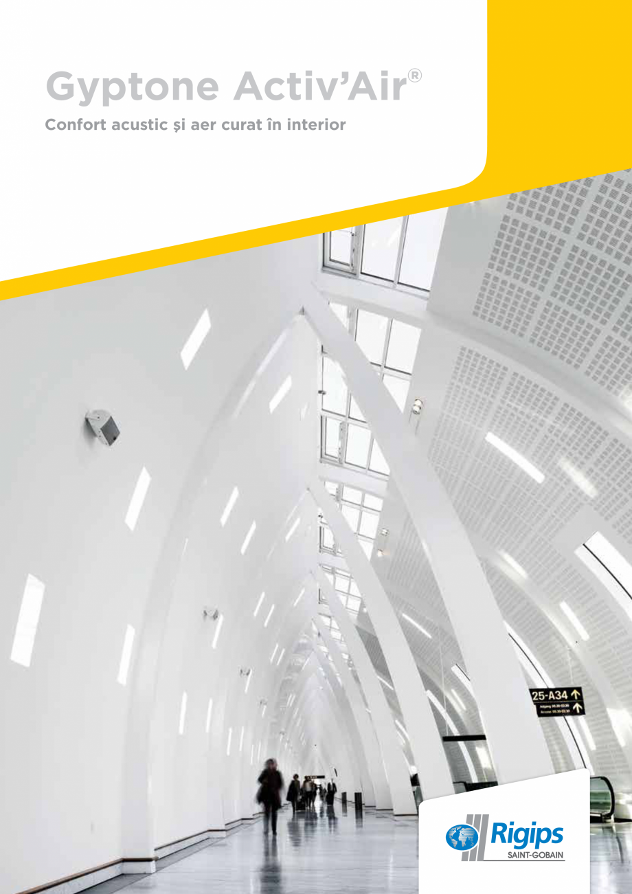 Pagina 1-Confort acustic si aer curat in interior - GYPTONE Activ'Air® Saint-Gobain Rigips...