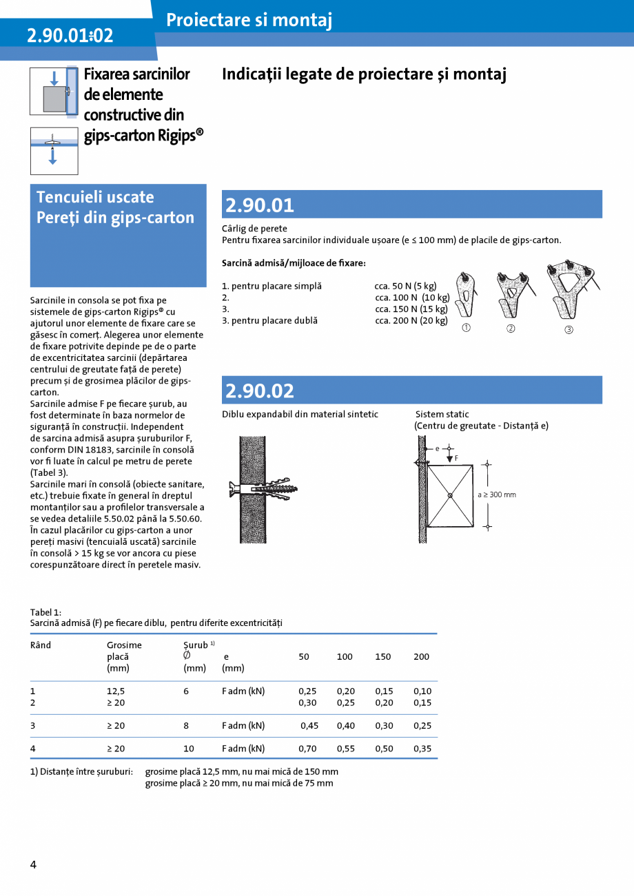 Pagina 4 - Informatii despre sistemele Rigips 2014 Saint-Gobain Rigips Glasroc® F Ridurit...