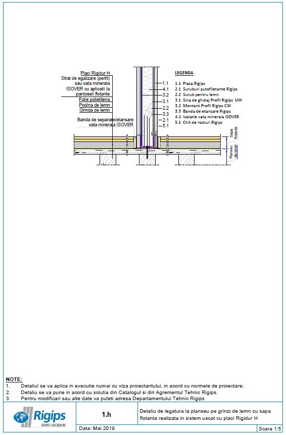 Pagina 1-CAD-DWG Detaliu de legatura la planseu pe grinzi de lemn cu sapa flotanta realizata in sistem uscat ...