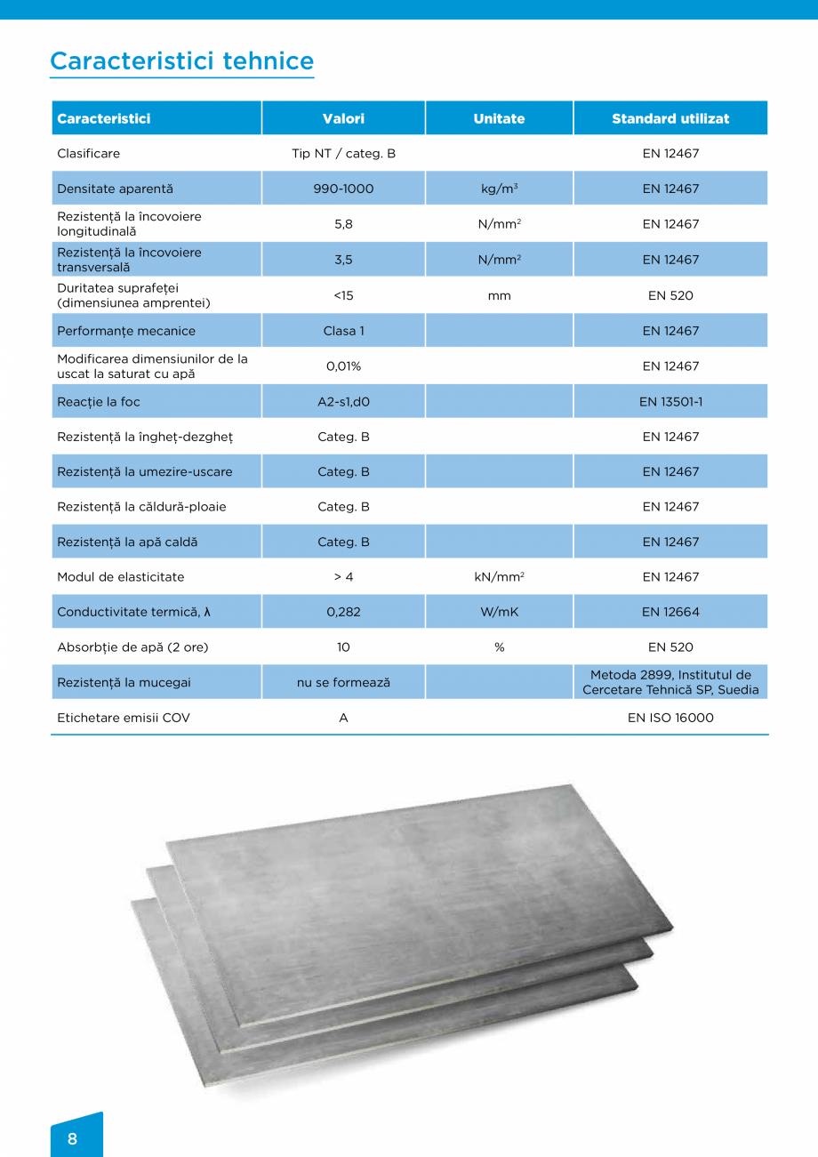 Pagina 8 - Placi de ciment pentru aplicatii interioare si exterioare Saint-Gobain Rigips Aquaroc®...