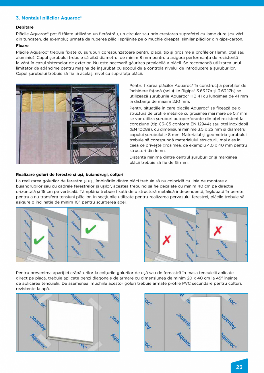 Pagina 23 - Placi de ciment pentru aplicatii interioare si exterioare Saint-Gobain Rigips...