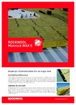 Placi rigide de vata bazaltica pentru izolarea intr-un singur strat a acoperisurilor tip terasa ROCKWOOL -