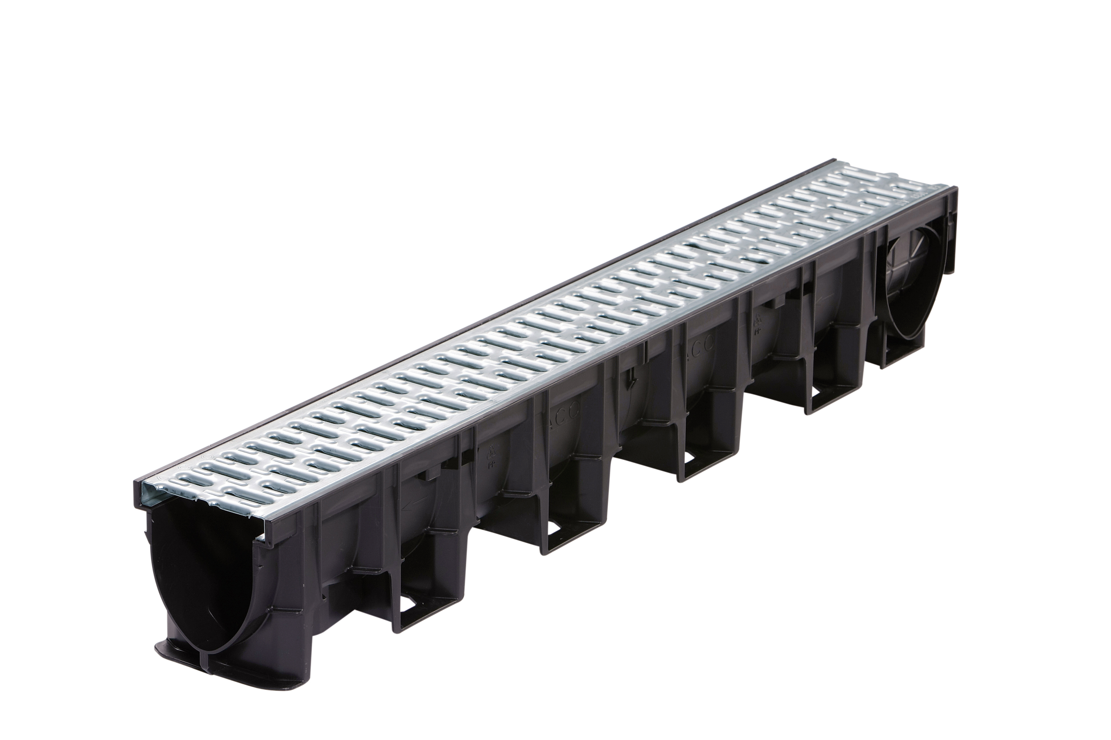 Prezentare produs Rigole cu gratar din polipropilena ACO Poza 2